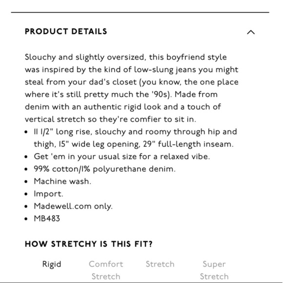 Madewell Dad Jeans in‎ Radmore Wash - Picture 4 of 8